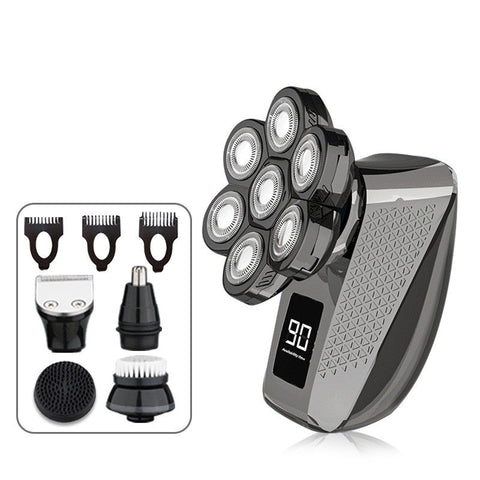 Seven Blade Led Display Rechargeable Electric Shaver