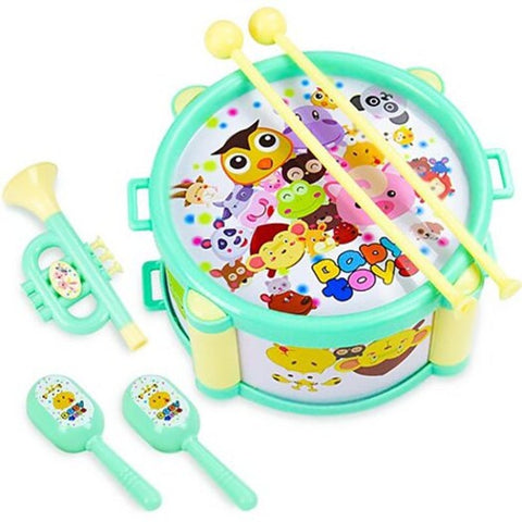 Educational Infant Music Instrument Toy Set Aquamarine