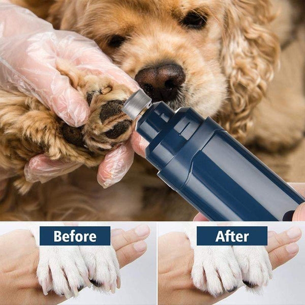 Pet Shearing Clipping Electric Rechargeable Nail Trimmer Grinder Dog Grooming Accessories