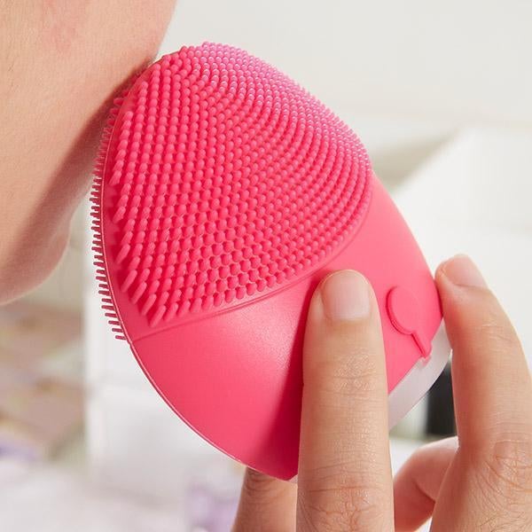 Electric Silicone Facial Massage Cleaner