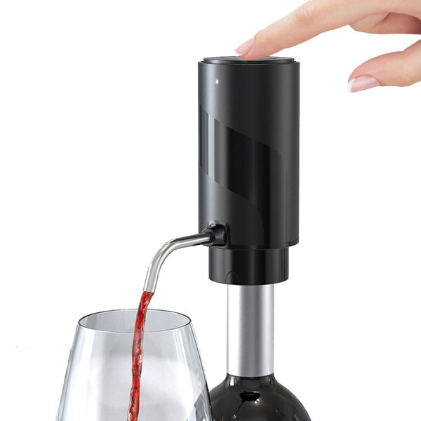 Electric Wine Aerator Pourer Opener With Charging Base For Easy Storage