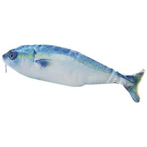 Emulation Seafish Shape Pen Bag Sky Blue