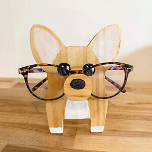 Eyeglasses Holder Eyes Glasses Display Stand Animal Wooden Home Decor