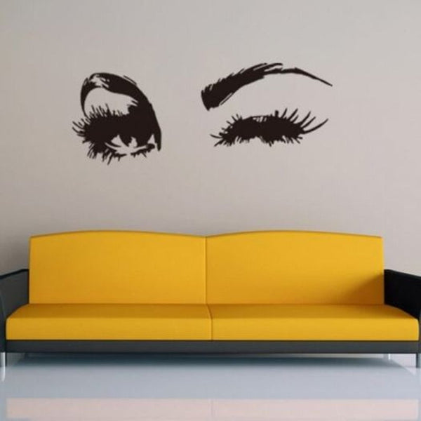 Eyes Wall Decals Removable Art Sticker Home Decoration Black