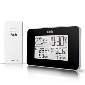 Fj3364 Weather Station Alarm Clock Monitor Temperature Humidity With Outdoor Sensor