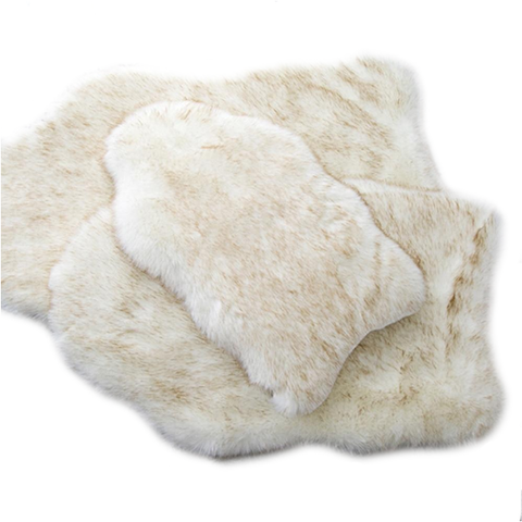 Faux Fur Foam Dog Bed