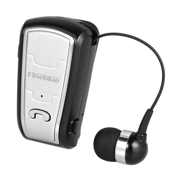 Fineblue Wireless Bt In Ear Headphones With Microphone Black