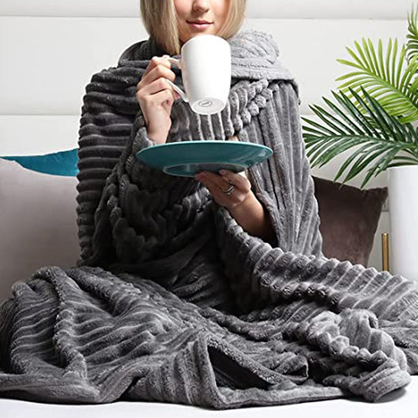 Flannel Blanket Soft Warm Throw