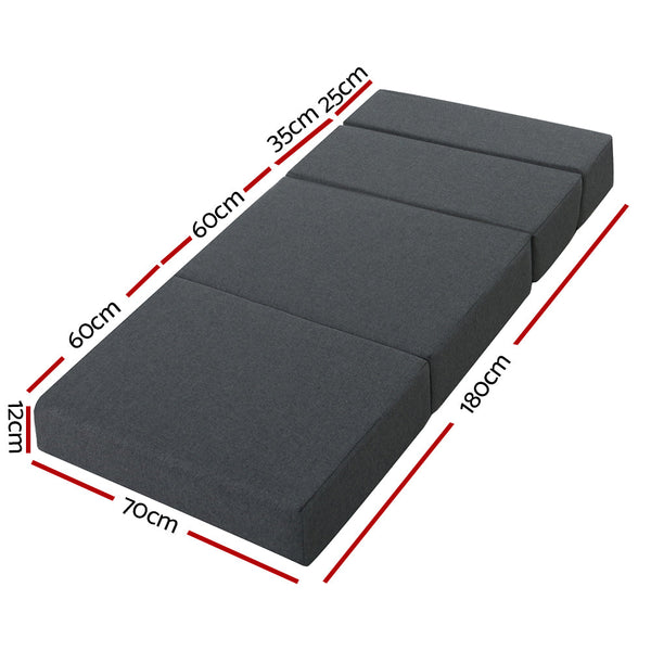Giselle Bedding Folding Mattress Foldable Portable Floor Camping Pad