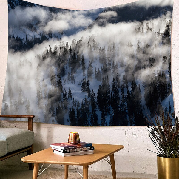 Wall Hanging Decor Nature Art Polyester Fabric Tapestry For Dorm Room Bedroomliving 51 Inch X 60 130Cmx150cm 882