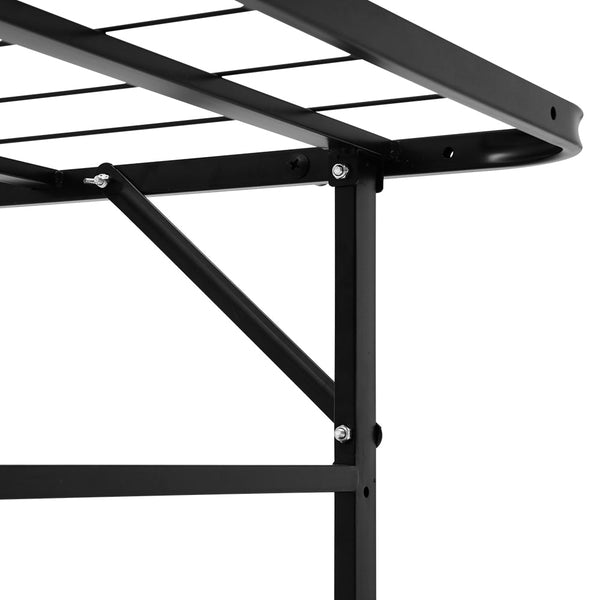 Artiss Folding Bed Frame Single Metal Base Portable Black