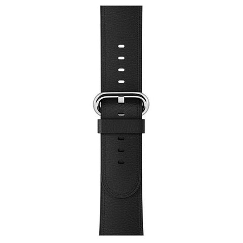 For A Pple Watch 1 2 3 4 5 Universal Leather Strap Black