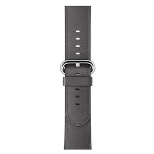 For A Pple Watch 1 2 3 4 5 Universal Leather Strap Grey