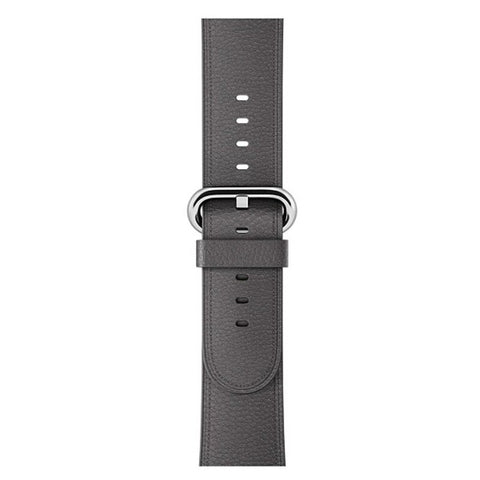 For A Pple Watch 1 2 3 4 5 Universal Leather Strap Grey