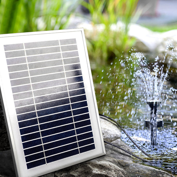 Gardeon Solar Pond Pump With Battery Kit Powered Garden Water Fountain