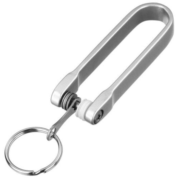 Aluminum Key Storage Clip Silver