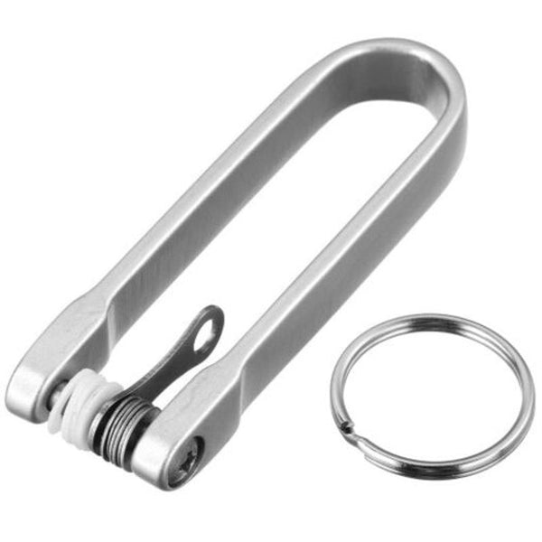 Aluminum Key Storage Clip Silver