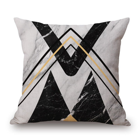 Geometry Cotton Linen Cushion Cover