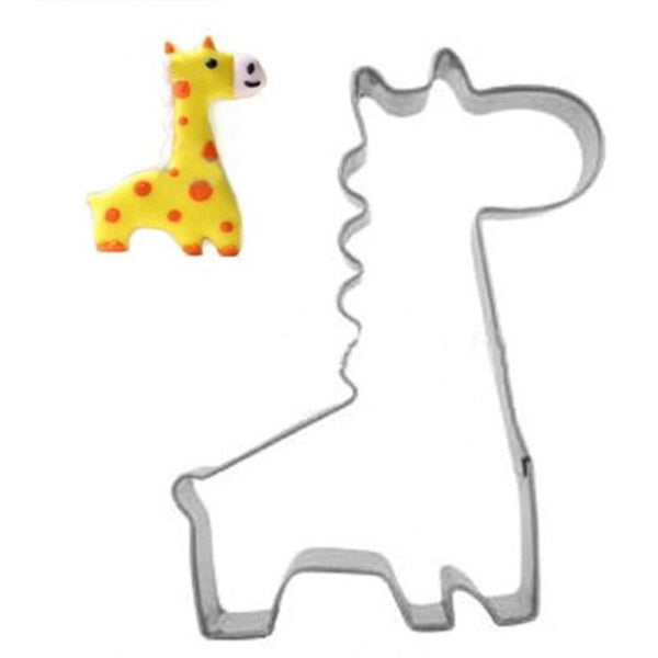 Giraffe Design Diy Baking Mold Silver