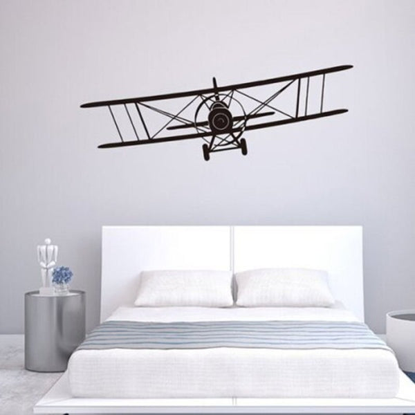 Glider Style Wall Sticker For Living Room Bedroom Black