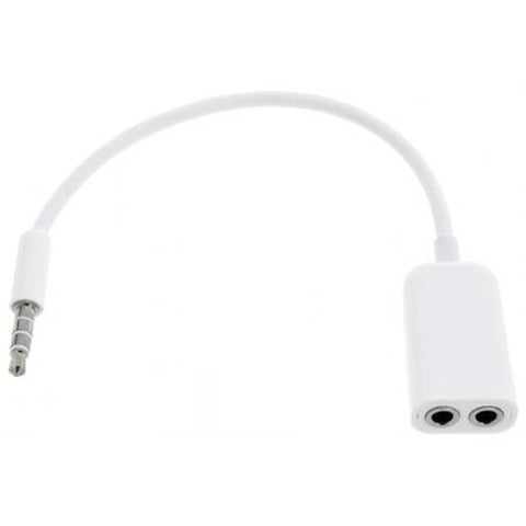 Universal 3.5Mm Audio Cable Double Earphone With Y Splitter Cord Adapter Jack Plug