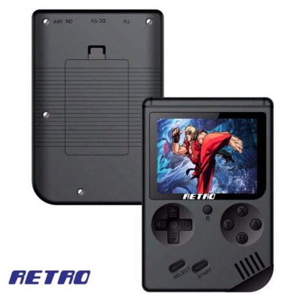Mini Portable Retro Handheld Game Console Players 3 Inchbuilt 168 Games Black