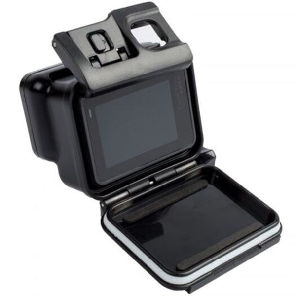 Gp421b Black Diamond Waterproof Case Touch Back Cover For Gopro Hero 5 / 6 7 Sports Camera