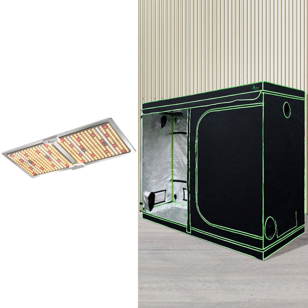 Greenfingers Grow Tent 2200W Led Light Hydroponic Kit System 2.4X1.2X2m