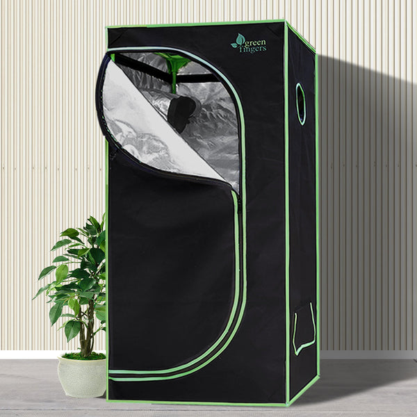 Greenfingers Grow Tent 600W Led Light 60X60x140cm Mylar 4" Ventilation
