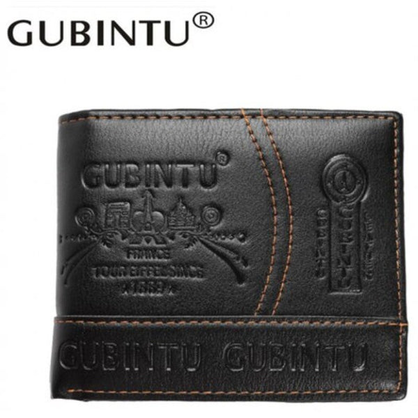 Fashion Ultra Thin Short Wallet Black