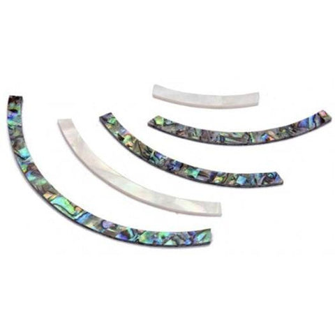 Guitar Rosette Paua Abalone Shell Curved Strips Sound Hole Inlay 5Mm Width Multi