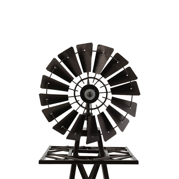 Garden Windmill 120Cm Metal Ornaments Outdoor Decor Ornamental Mill