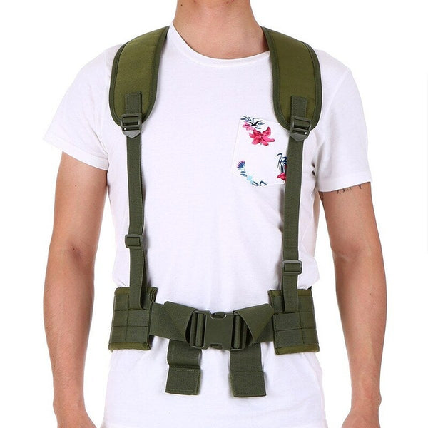 H Harness Multicam Gear Suspenders Vest Army Green