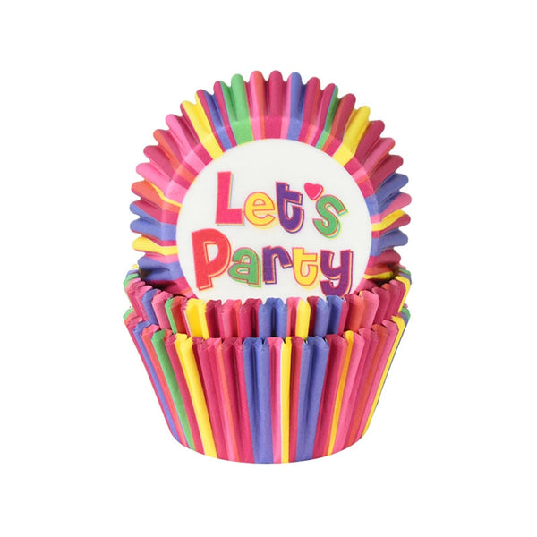 100Pcs Rainbow Muffin Cupcake Paper Cups Liner Patty Pans
