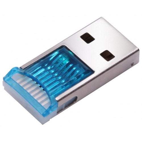 Ram Mini Usb 2.0 Tf Memory Card Reader Blue