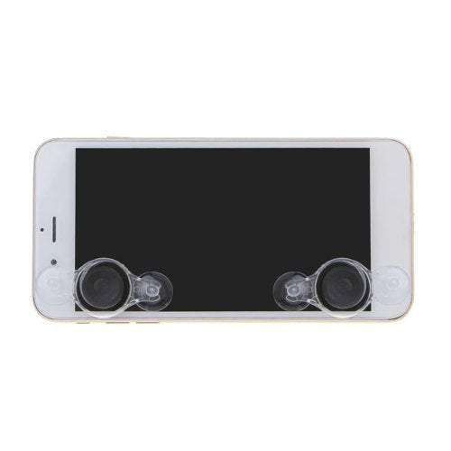 Gaming Mobile Gamepad Stable Sucker Shooting Joystick Button For Pugb 2Pcs Transparent