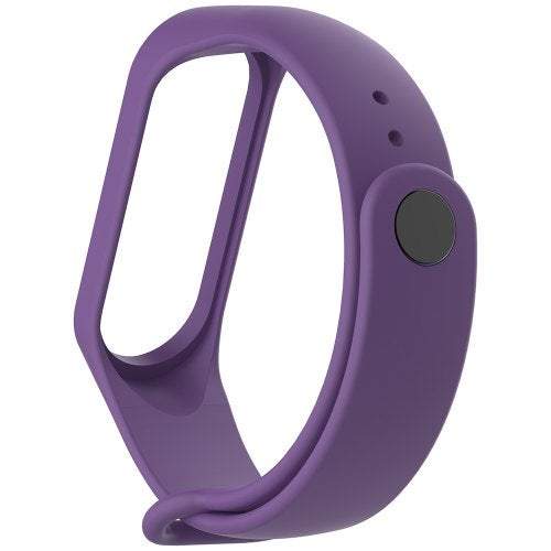 Watches Smart Silicone Glossy Wristband Purple Iris