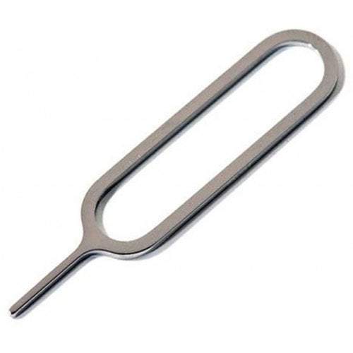 Mobile Phone Y 10Pcs Universal Metal Sim Needle Tray Holder Card Eject Pin Silver
