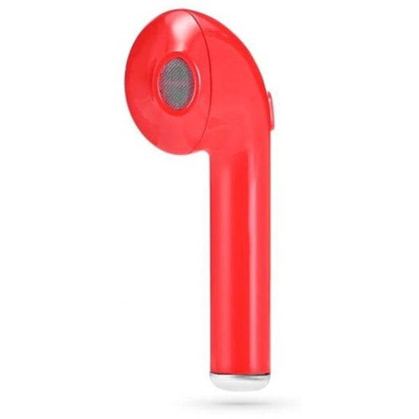 Hbq I7 Single Stereo Bluetooth Headset With Mic Red