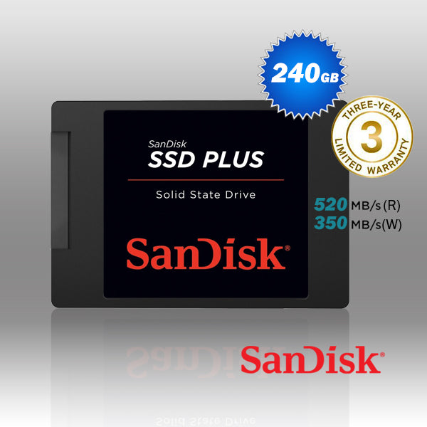 Sandisk Ssd Plus 240Gb 2.5 Inch Sata Iii Sdssda-240G