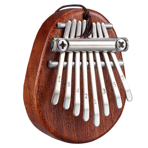 High Quality 8 Key Mini Kalimba Exquisite Finger Thumb Piano Marimba Musical Good Accessory Pendant Gift Ping