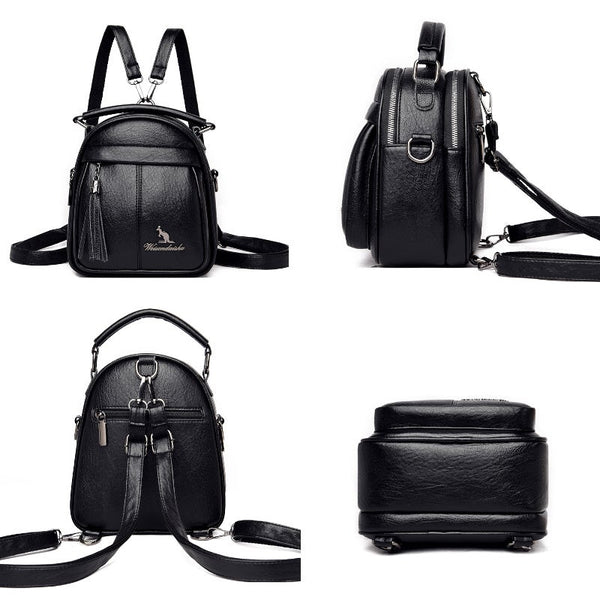 High Quality Pu Leather Mini Backpack Women Pack Purse Cute Designer Small Backpacks Travel