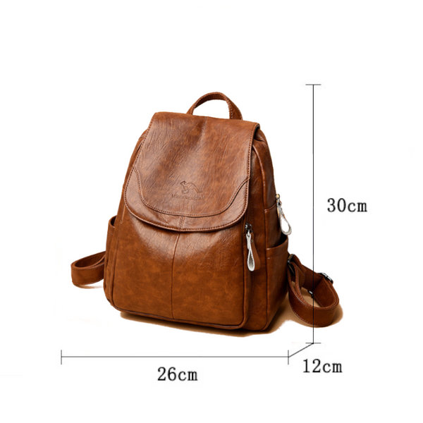 High Quality Pu Leather Backpack Designer Bags For Women Fashionable Travel Backpacks