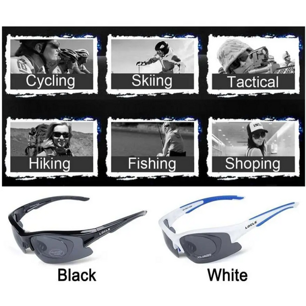 Hiking Glasses Tactical Polarized Men Shooting Airsoft Myopia For Camping Cycling Sunglasses 5 Lens