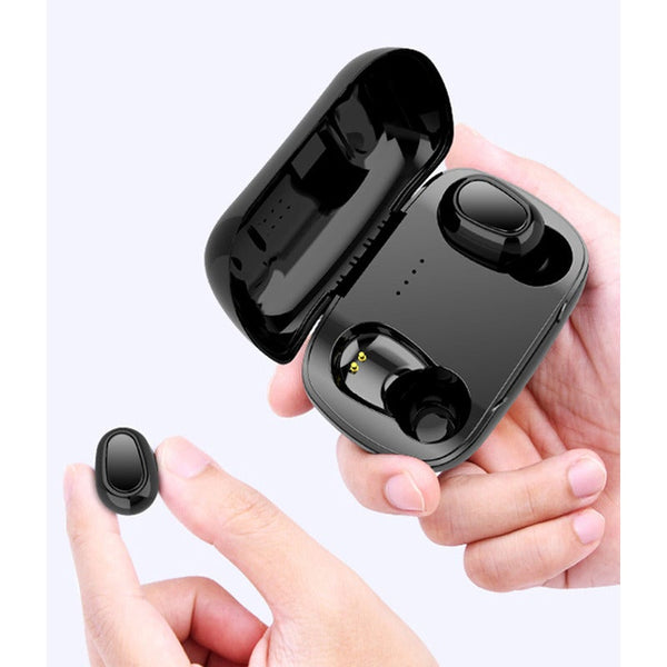Wireless Bluetooth Earbuds 5.0Breathing Light Digital Display Touch 8D Surround Stereo Mini Invisible Dual Microphone Headphones