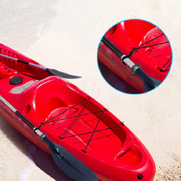 2Pcs Kayak Paddle Clip Storage Holder Canoe Boat Oar Strap Webbing Fishing Rod Keeper