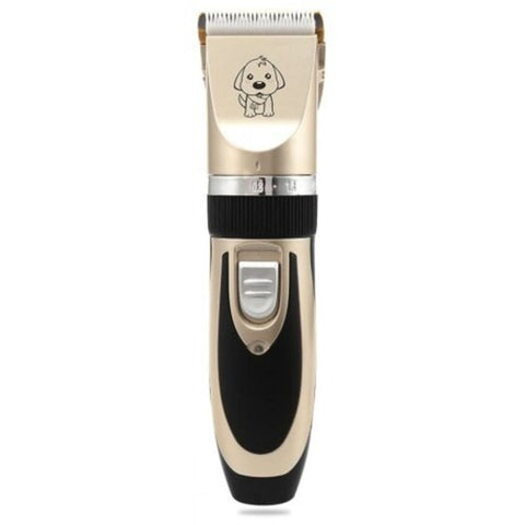 Pet Dog Trimmer Rechargeable Cat Hair Electric Clippers Cutter Gold