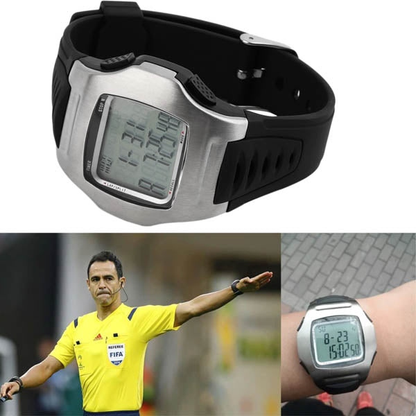 Tf7301 Multi Purpose Soccer Timer Watch Stopwatch For Football Coach Sports Fitness Silver
