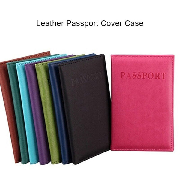 Leather Travel Passport Holder Case 6