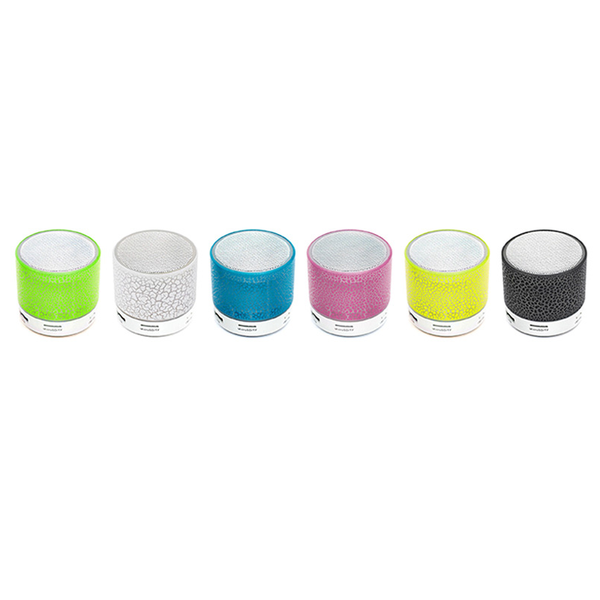 Led Wireless Bluetooth Speakers Hands Free Subwoofer Loudspeakers With Mic